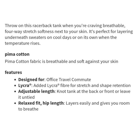 Lululemon Love Tank size 10 - Picture 3 of 6